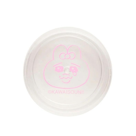 Tamagotchi Opanchu Usagi Pink Transparent Travel Bottle Set Bag - Picture 4 of 13